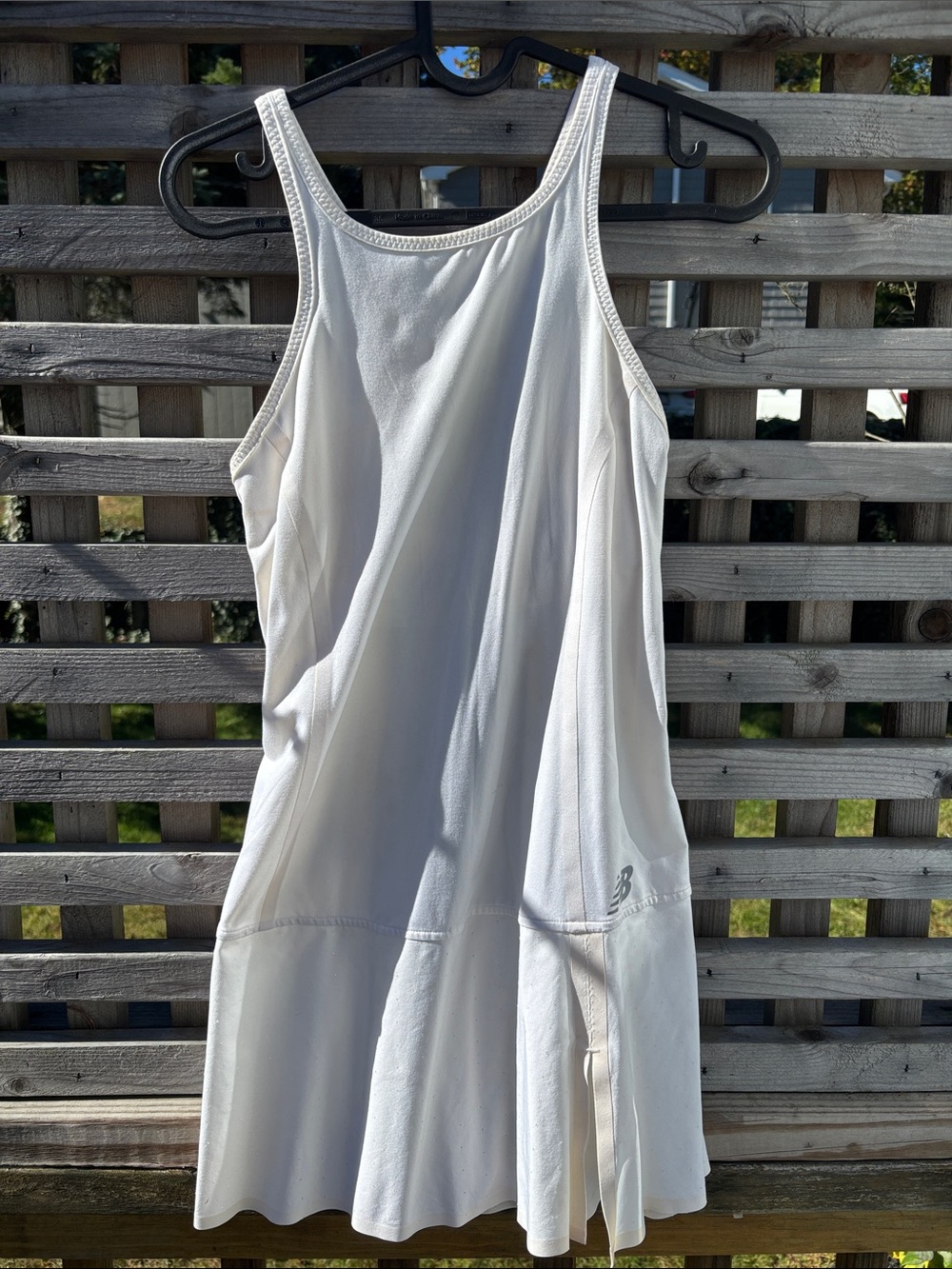 New Balance White Racerback Tennis Dress